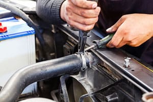 Radiator repair and replacement for a sedan by a Mobile Mechanic in Orlando, FL with fast, reliable on-site service
